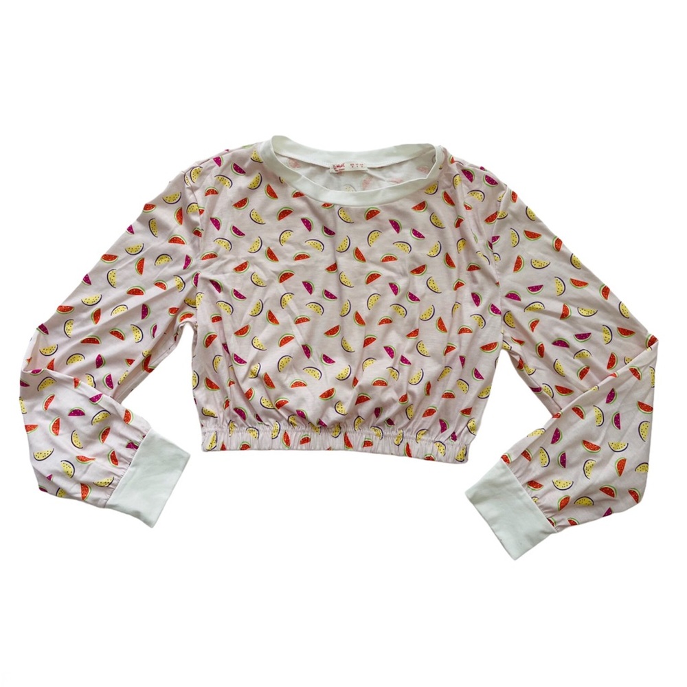 Y2K Cotton Blend Cropped Jamper Size Medium Women's - Picture 3 of 12